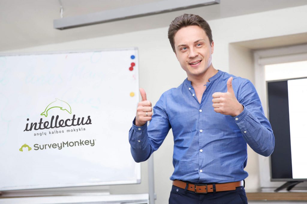 Anglų kalbos kursai Intellectus mokinių apklausa 2020