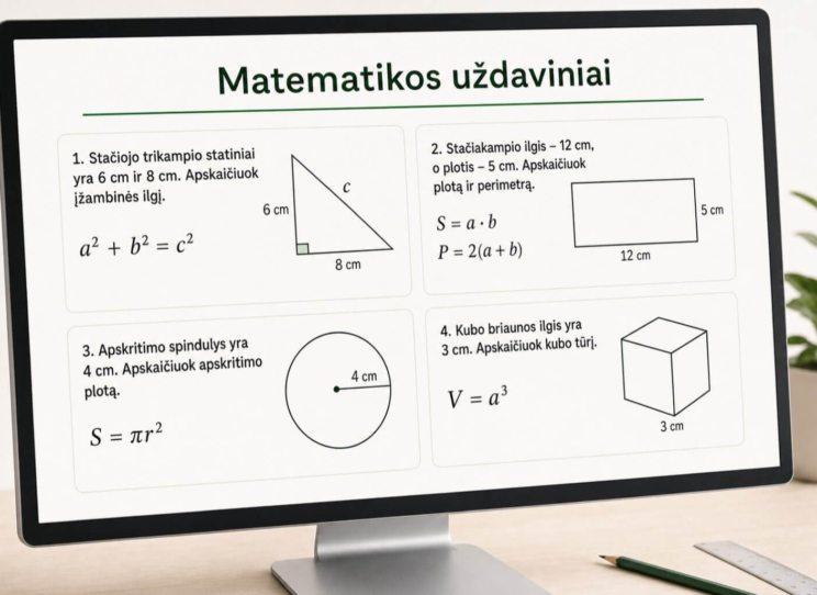 Matematikos korepetitorius: geometrija