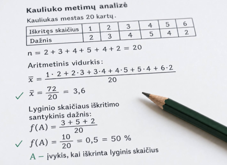 Matematikos korepetitorius: tikimybių teorija